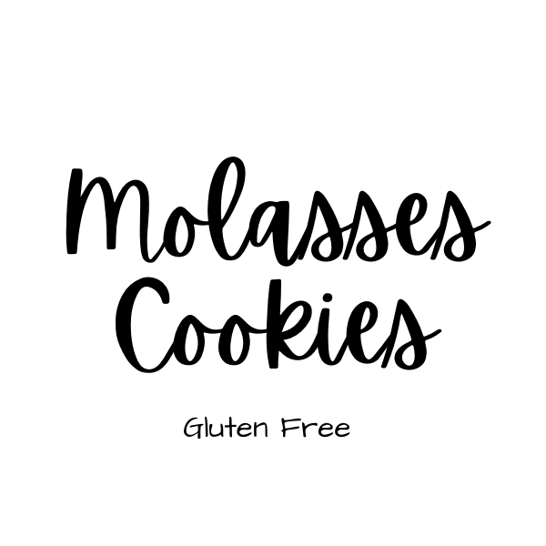 Gluten-Free Molasses Cookies (2 ct)