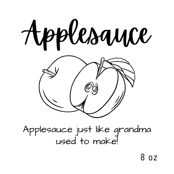 Applesauce 8oz
