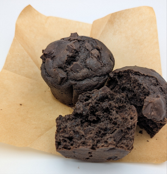 Double Chocolate Sourdough Muffins (4 pk)