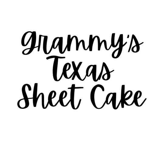 Grammy's Texas Sheet Cake