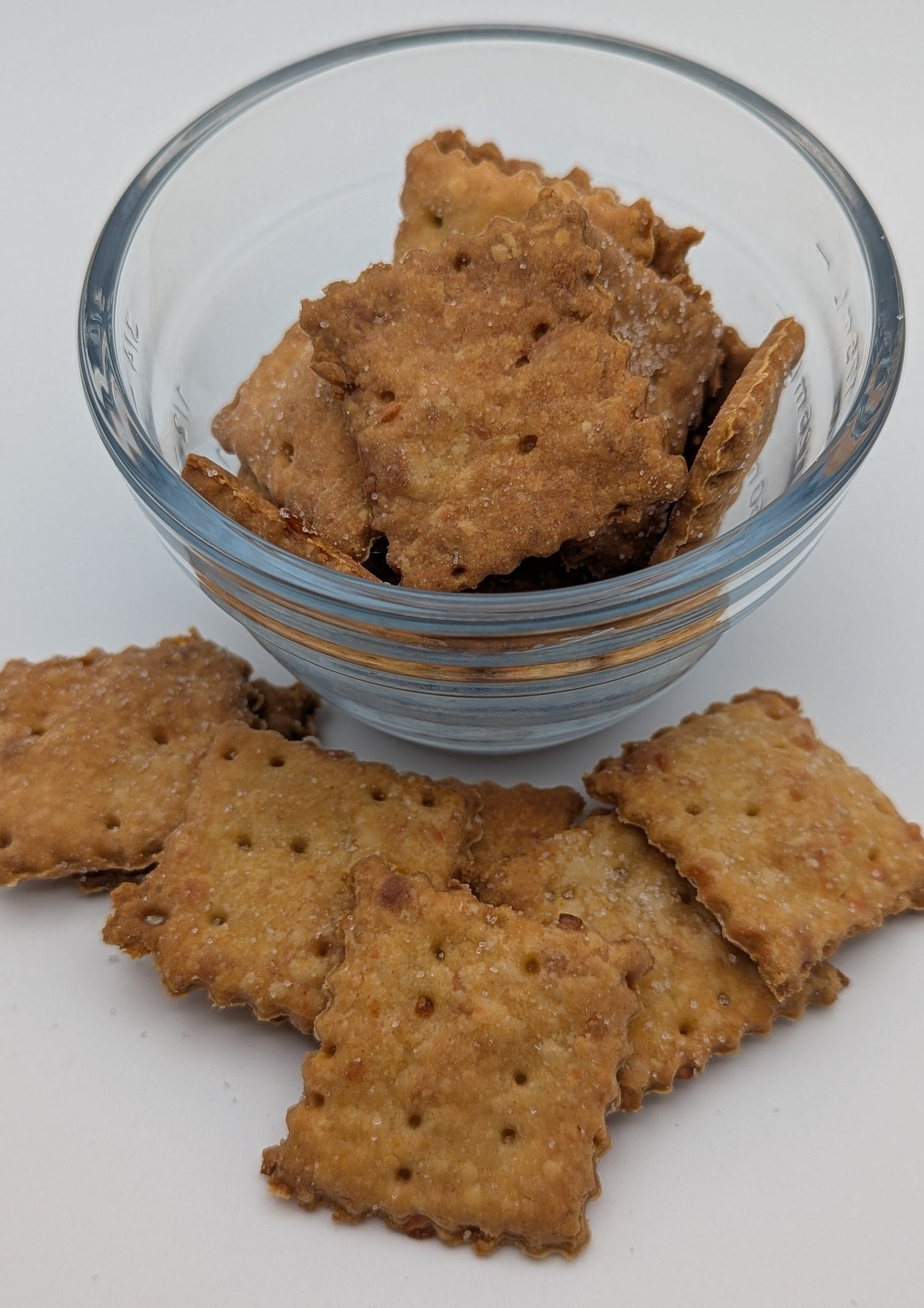 Cheesy Sourdough Crackers